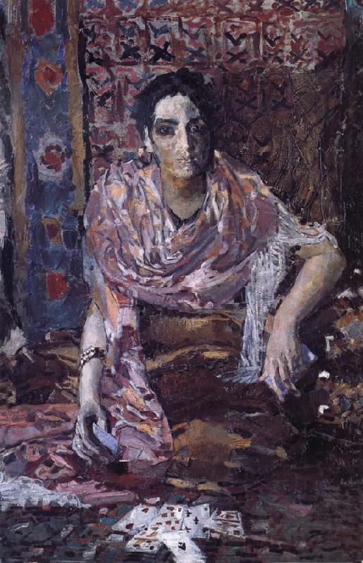 Mikhail Vrubel The female augur France oil painting art